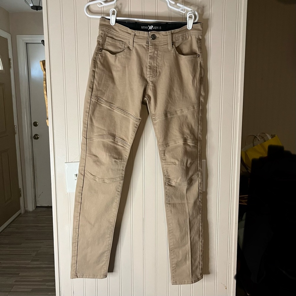 Xray XR Jeans Tan Straight Leg Jeans Size 32/32